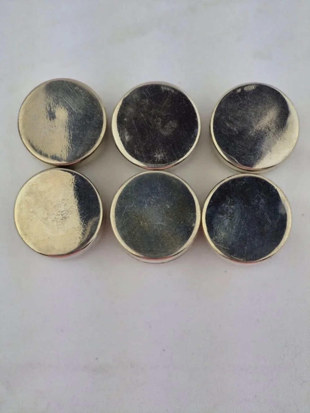 Vintage Brass Thailand Pill Box vintage silver